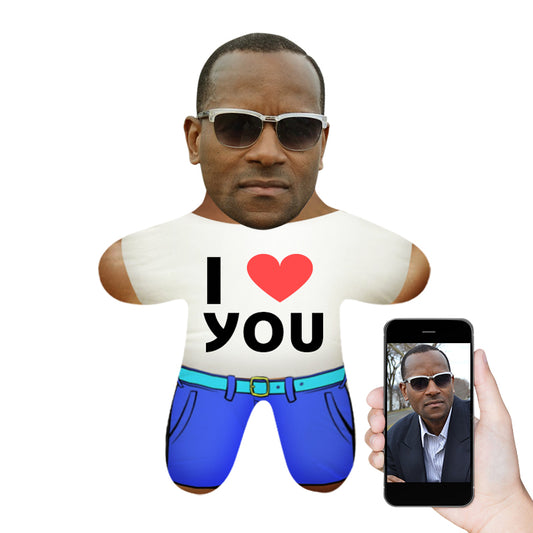 I Love You Personalized Mini Me Doll - Oarse