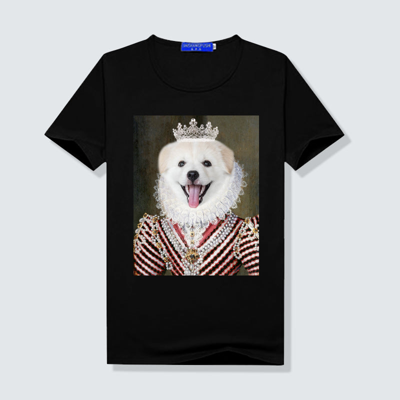 The Queen Personalized Pet Photo T Shirt For Women - Oarse