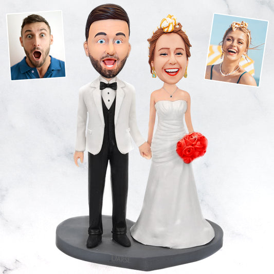 Wedding Personalized Bobblehead Dolls for Couple - OARSE