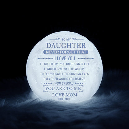 Custom 3D Family Photo Engraved Moon Lamp - Oarse